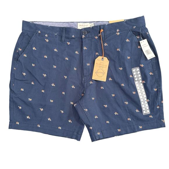 Weatherproof Vintage 7" Printed Stretch Cotton Short Size 40 $60 - Picture 2 of 8